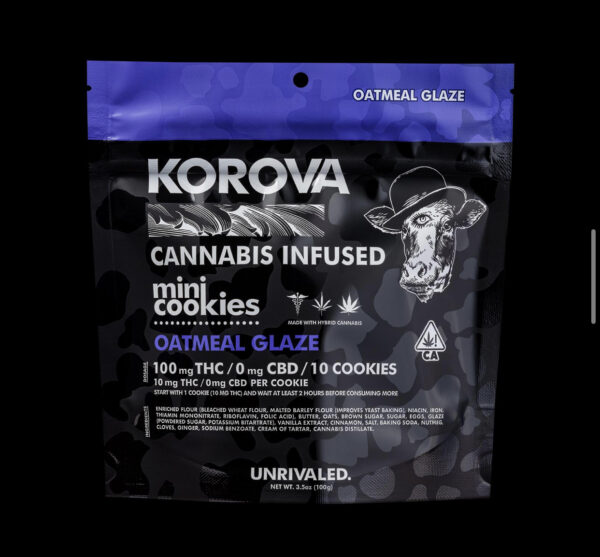 korova oatmeal glaze mini cookies