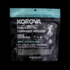 Korova mint chocolate mini cookies