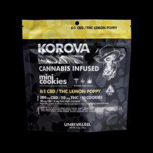 Korova Lemon Poppy Mini Cookies