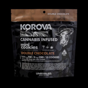 korova double chocolate mini cookies