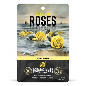 Yellow Roses Delta 8 50mg GUMMIES