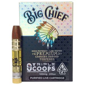 BIG CHIEF CDT CARTRIDGES 1G – TRIPLE SCOOPS